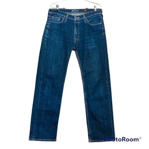 Men’s Jeans Red Ale by Alesbury Relaxed Fit sz 34x34 Dark Wash